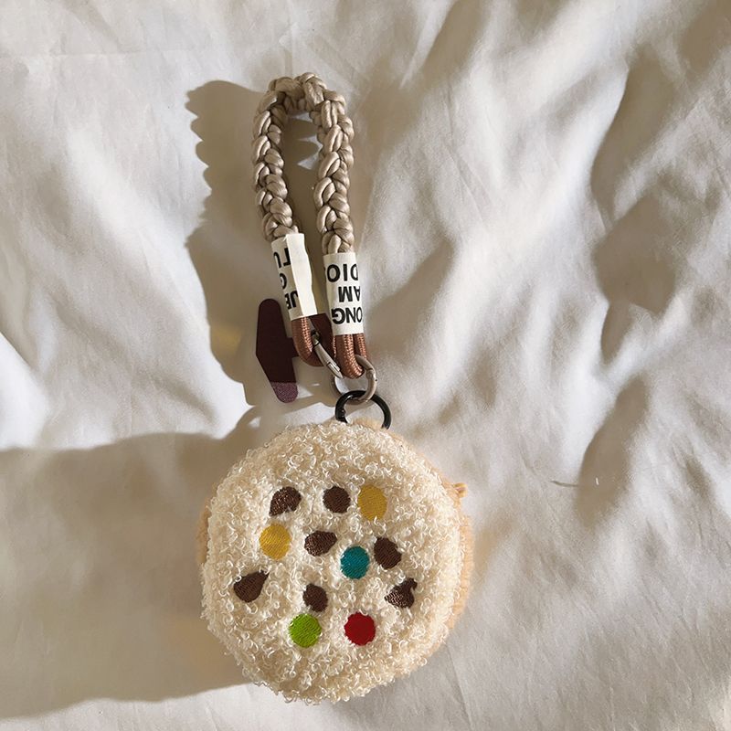 Plush Dessert Earphone Case – Round Cute Bag Charm