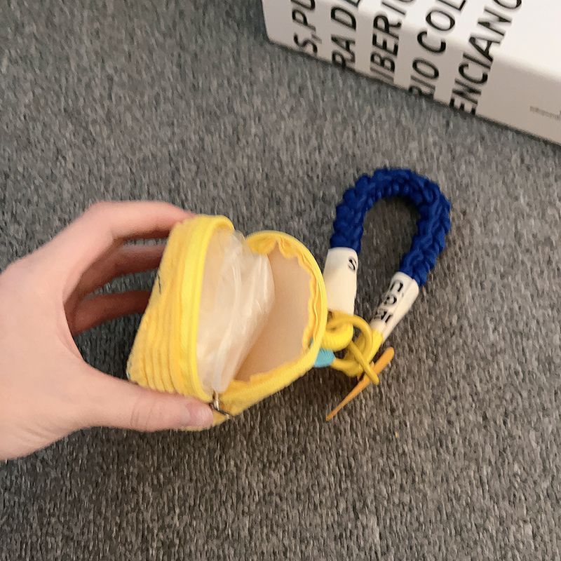 Small Yellow Coin Pouch Charm – Phone & Bag Accessory