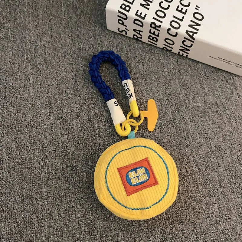 Small Yellow Coin Pouch Charm – Phone & Bag Accessory