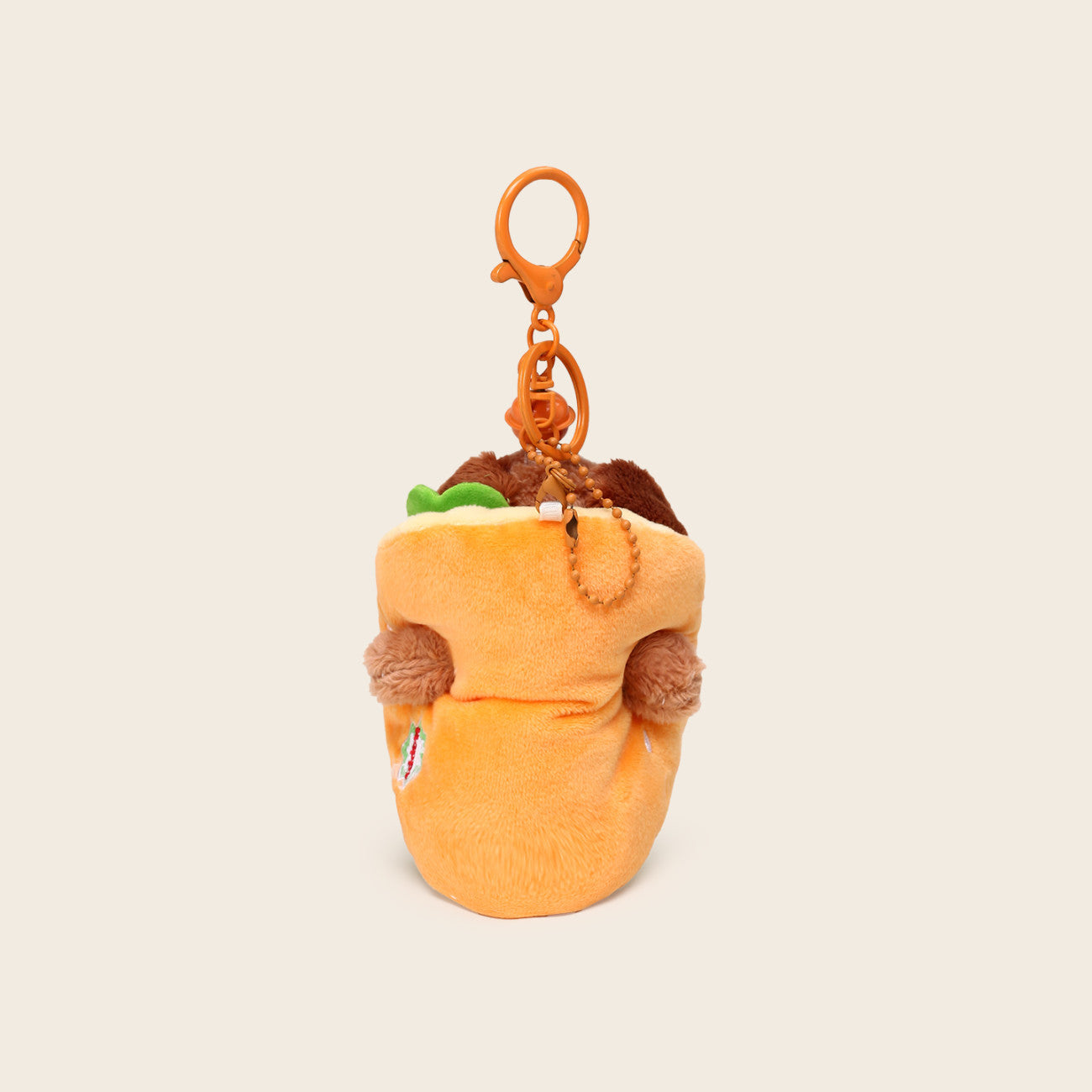 Funny Plush Hot Dog Puppy Charm – Keychain & Bag Accessory