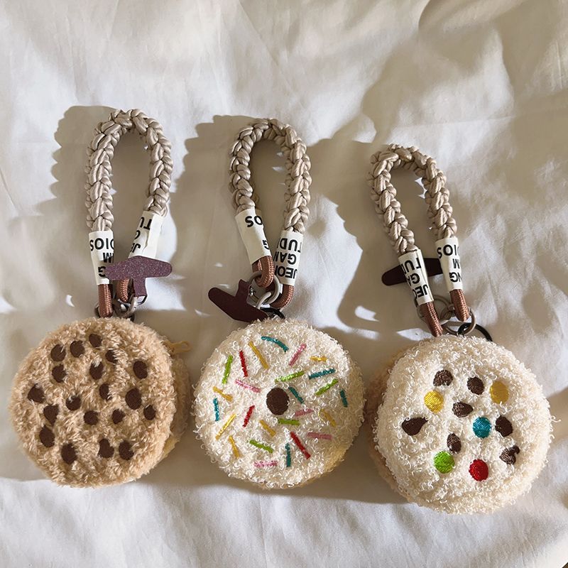 Plush Dessert Earphone Case – Round Cute Bag Charm