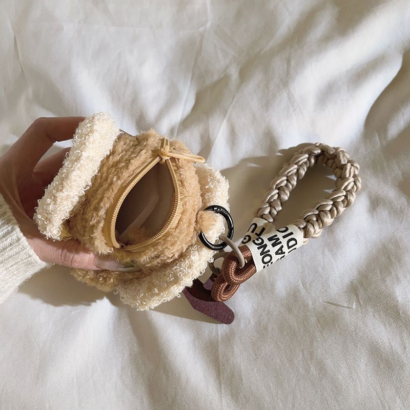 Plush Dessert Earphone Case – Round Cute Bag Charm